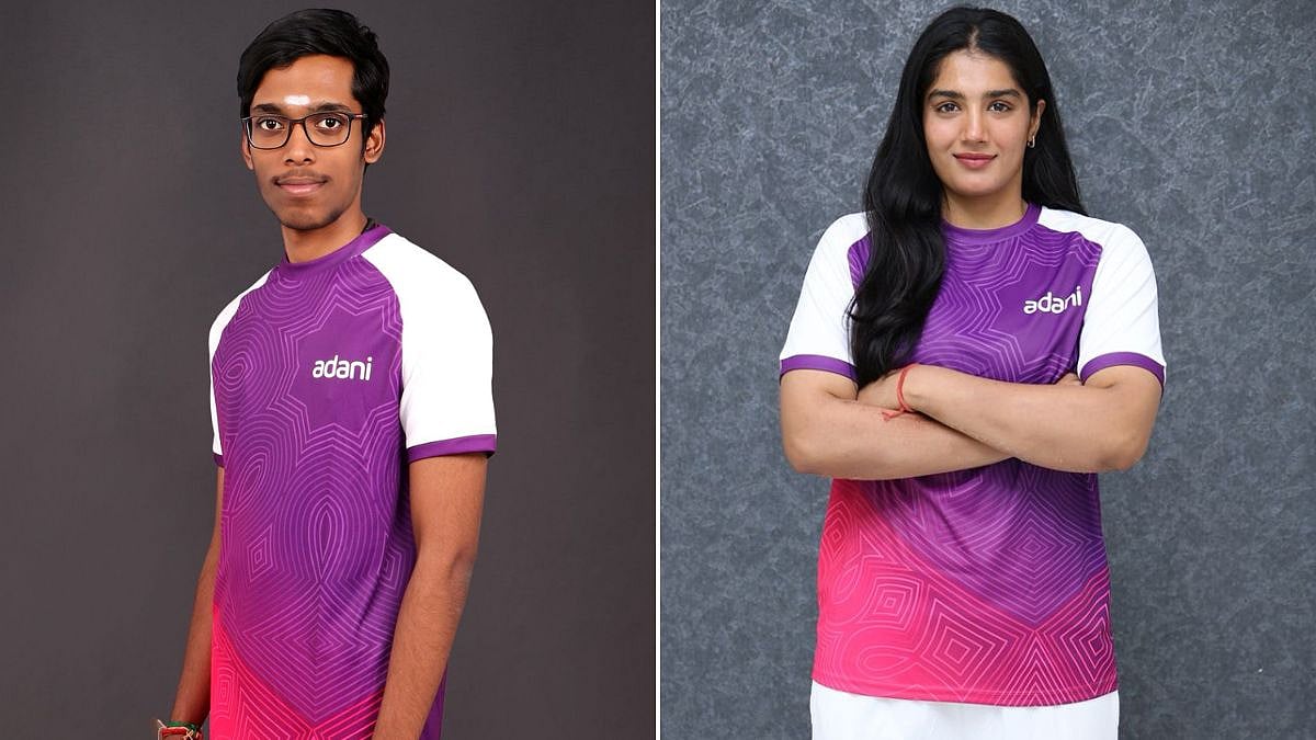 Adani Sportsline Unveils 'Garv Hai' Jersey Designed By Aaquib Wani, Praggnanandhaa To Don New Kit