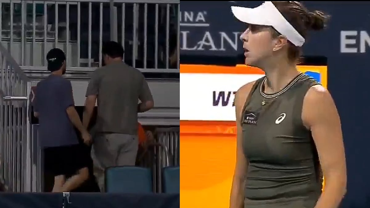 Miami Crowd Reacts Angrily As 2 Fans Leave Stadium On Match Point During Bencic vs Anisimova Clash; Video