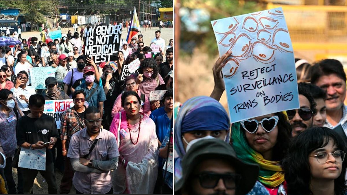 Mumbai's Queer Community Gather At Azad Maidan To Protest Against The Transgender People Bill