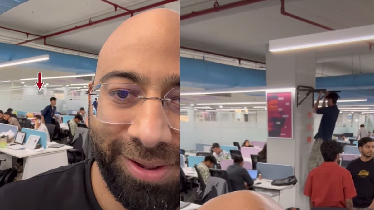 'I Was Blown Away': CEO Shares Video Of Intern Doing Pull-Ups At Work; Internet Applauds Fitness Dedication