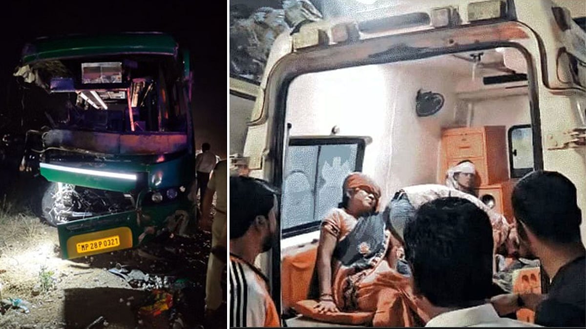 MP News: Ten Die In Bus-Truck Head-On Collision In Chhindwara-- VIDEO