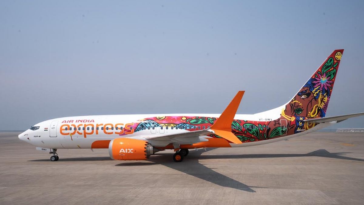 The Flying Canvas: Air India Express Unveils India's First Art-Wrapped Aircraft |