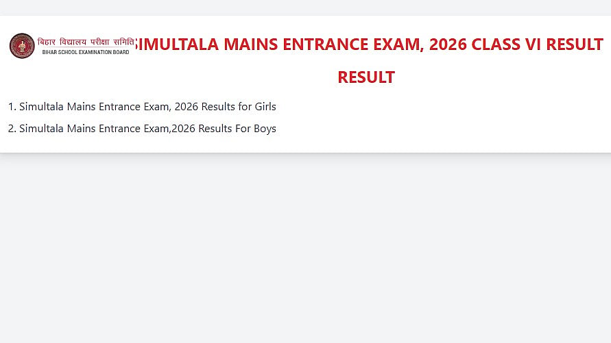 Bihar School Examination Board Released Simultala Awasiya Vidyalaya Class 6 Main Result 2026 At biharsimultala.com; Direct Link Here