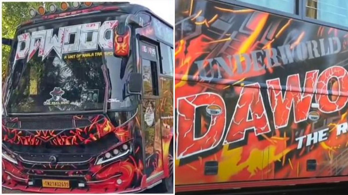 Karnataka Police Seize Bus For Inscriptions Glorifying Fugitive Gangster Dawood Ibrahim, Case Filed Against Driver And Owner