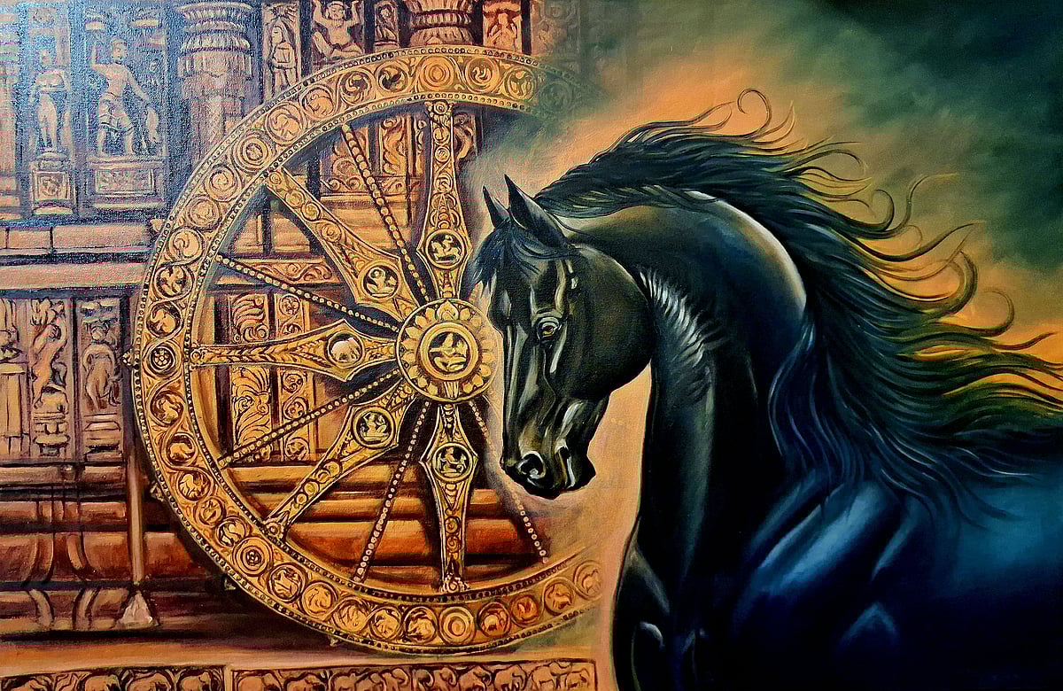 Artwork by Vikas Lavande (PSI)