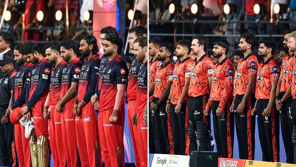 IPL 2026: RCB, SRH Players Observe One-Minute Silence For 11 Fans Who Died At Chinnaswamy