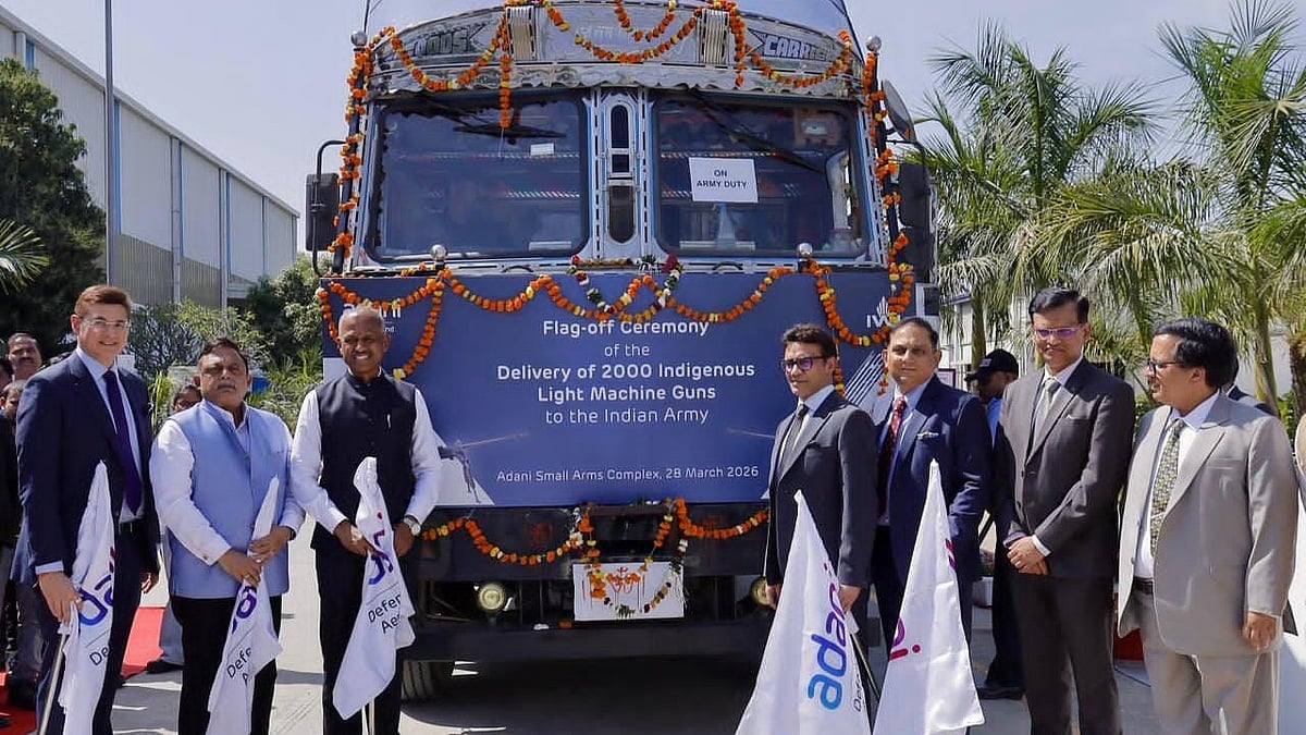 Adani Defence Delivers First Batch Of 2,000 ‘Prahar’ Light Machine Guns To Indian Army Under Make In India Initiative