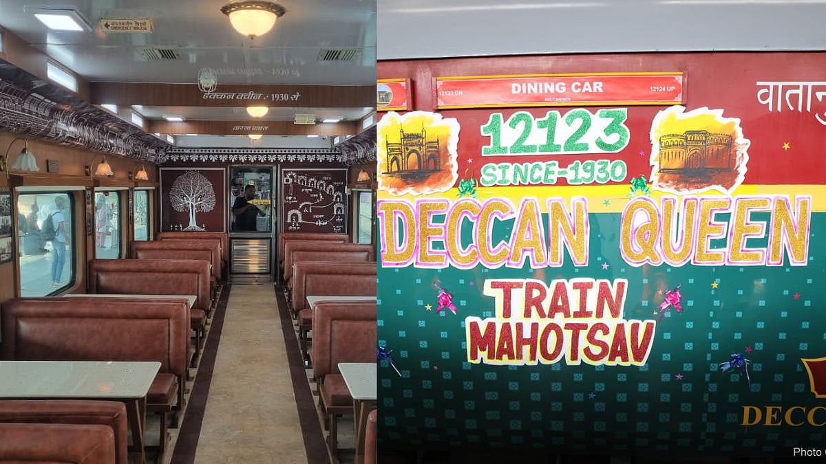From Warli Art To Dining Compartment: Central Railway Revamps 96-Year-Old Deccan Queen Train Which Connects Mumbai & Pune - See Pics