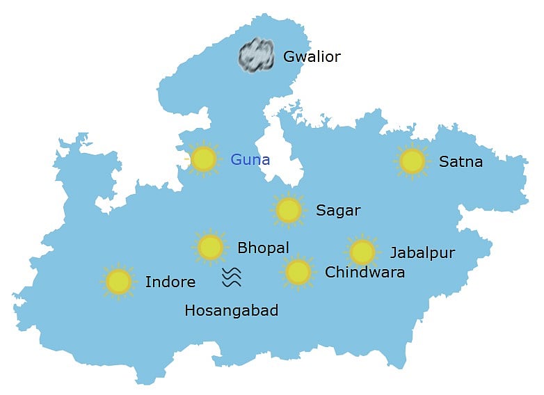 Weather in Madhya Pradesh at 11 Am