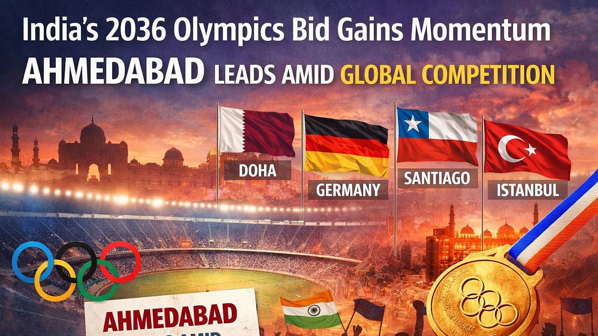 India’s 2036 Olympics Bid Gains Momentum As Ahmedabad Leads Race Amid Strong Global Competition