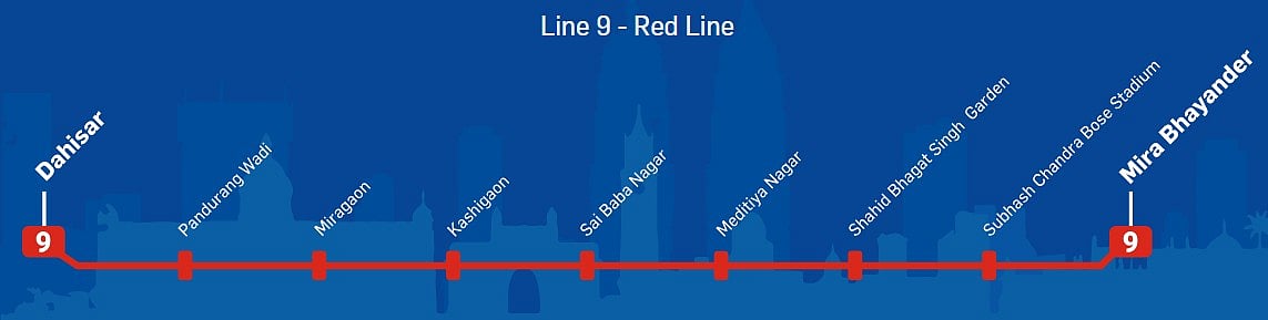 Mumbai Metro 9 Stations