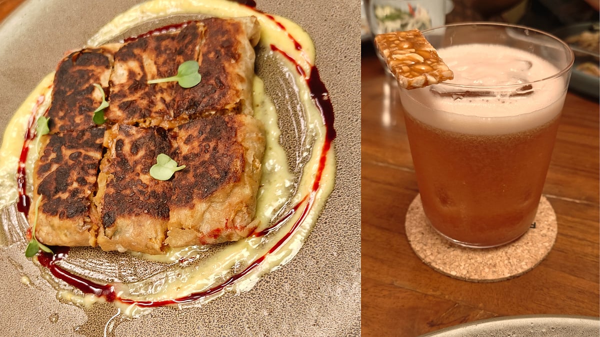 Pulled Smoked Mutton and Vanilla & Plum Whiskey Sour