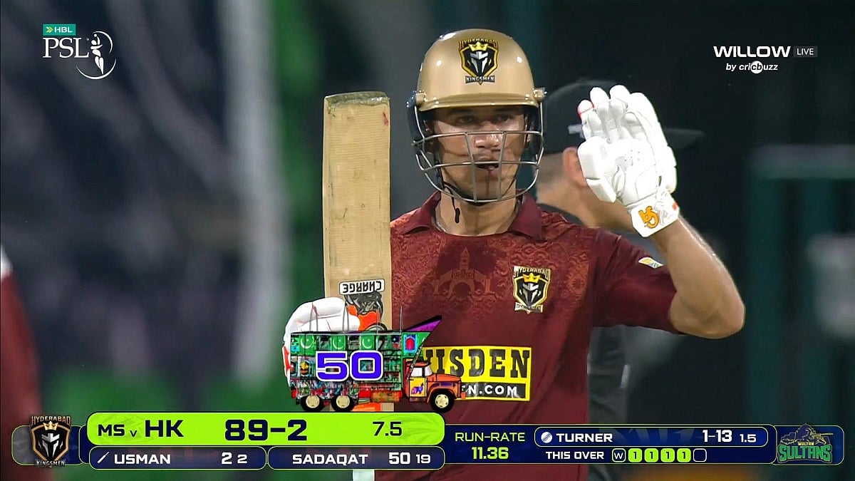 VIDEO: Maaz Sadaqat Smashes 19-Ball Half-Century To Equal 3rd-Fastest Fifty In PSL History During HK Vs MS Clash