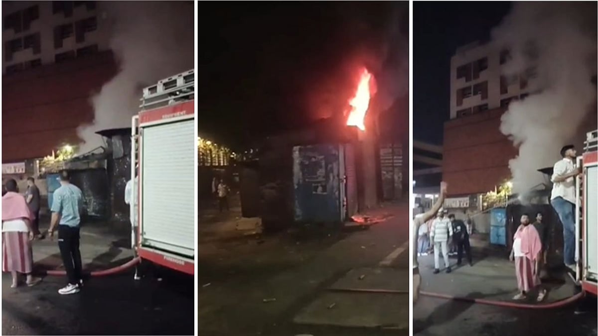 MP News: Midnight Blaze Guts Painter’s Shop In Jabalpur, No Casualties Reported-- VIDEO