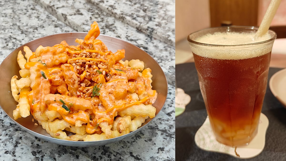 Espuma Gochujang and Jasmine Cold Brew