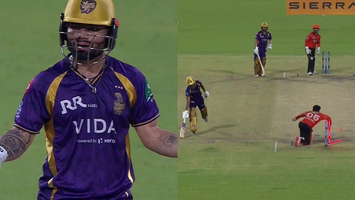 Rinku Singh Scolds Angkrish Raghuvanshi After He Gets Run Out During KKR Vs SRH IPL 2026 Clash