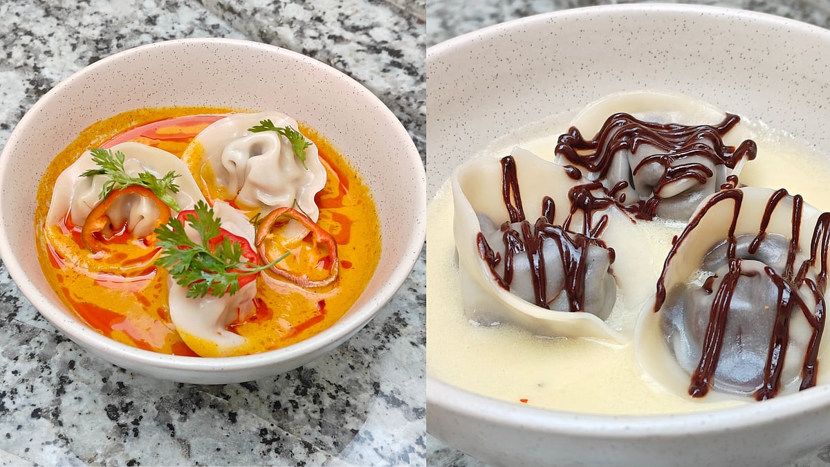 Laksa Curry Wontons and Chocolate Wontons