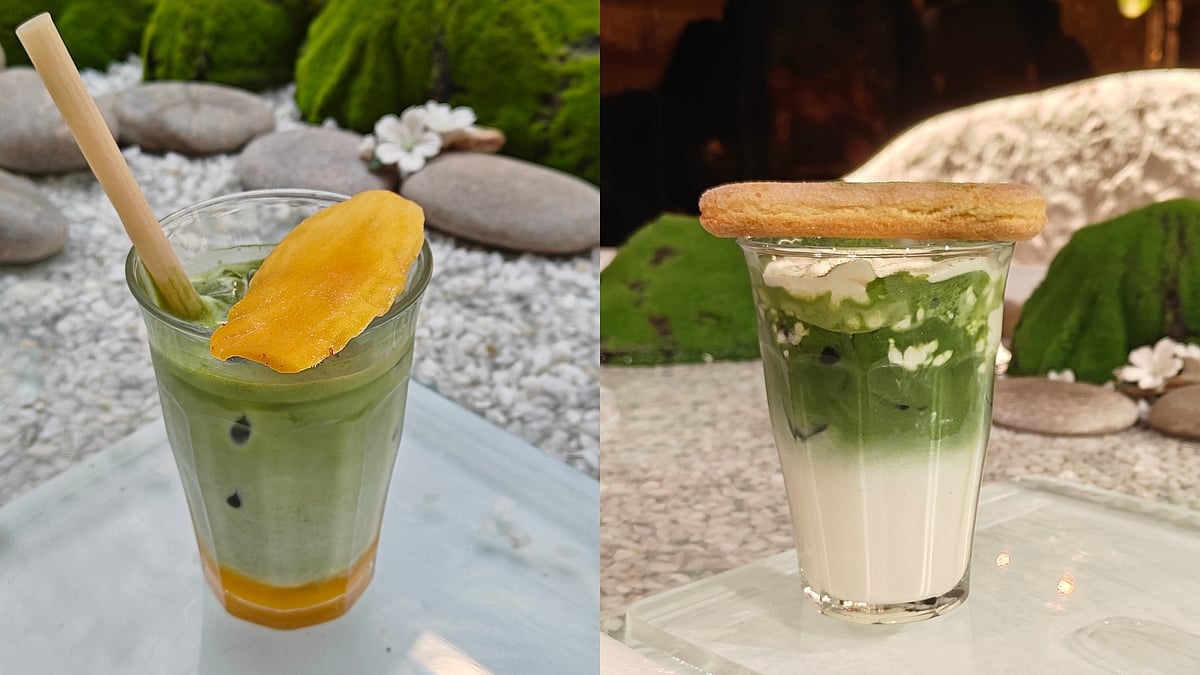 Mango Passionfruit Matcha and Matcha Misu