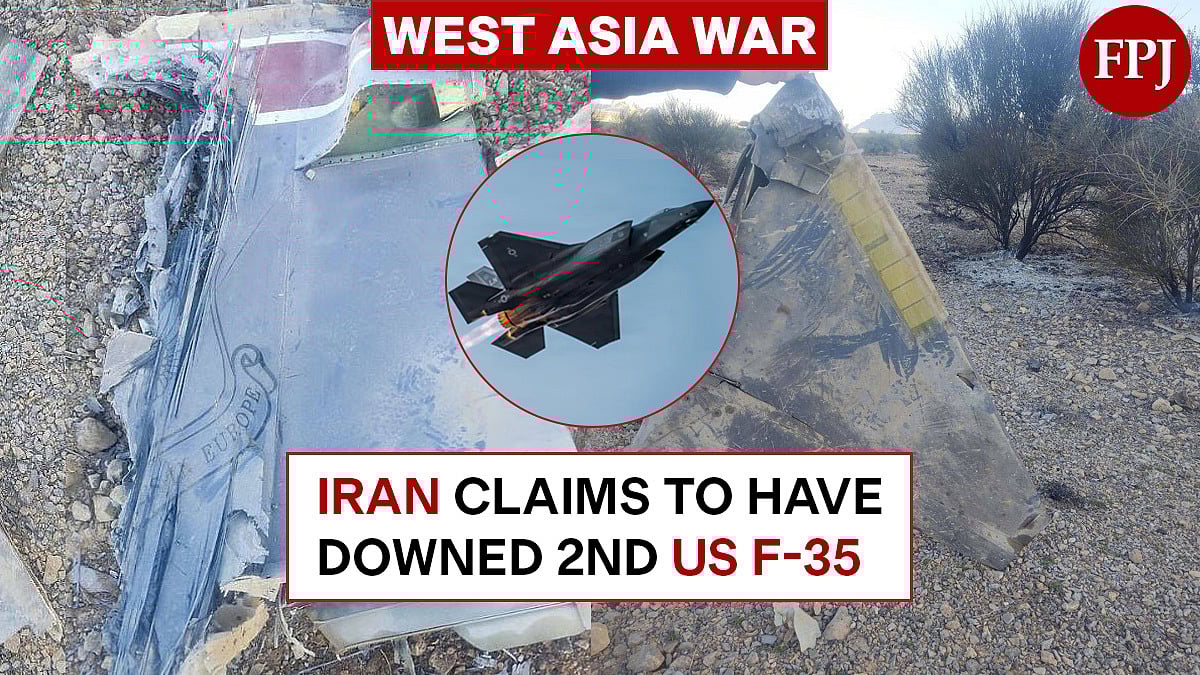 A second US F-35 fighter jet has been shot down in central Iran, Iranian semi-official Mehr News Agency claimed on Friday. | FPJ