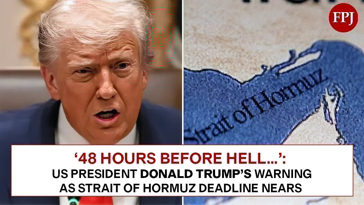 US President Donald Trump on Saturday warned Iran that it has only 48 hours before Hell will reign down on them. | FPJ