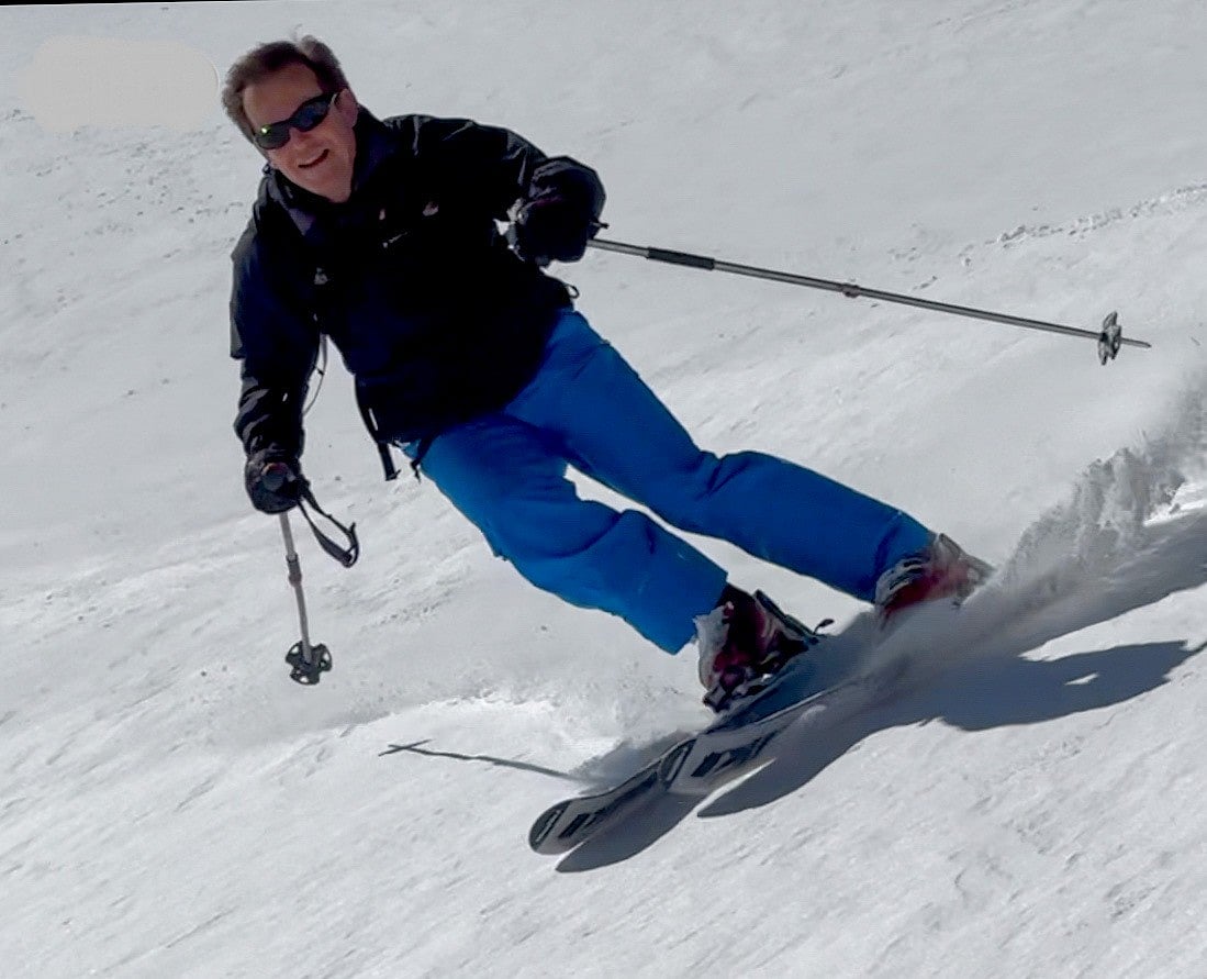  For Alessandro Giuliani, skiing is a great getaway from city life, and also a real parallel life experience