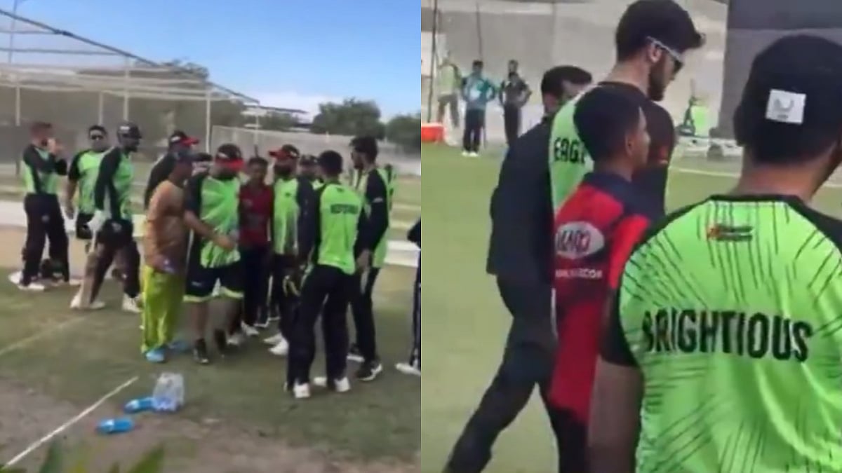 VIDEO: Shaheen Afridi, Lahore Qalandars Players Rush To Help After Net Bowler Brutally Hit On Face During Practice Session