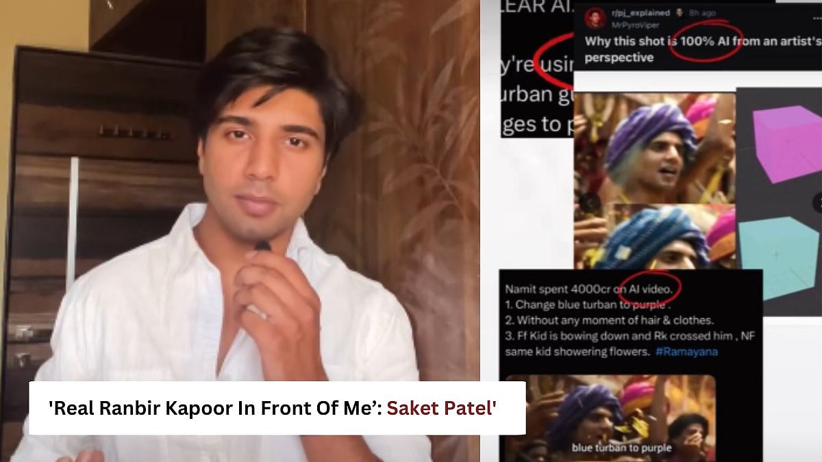 Ramayana's 'Blue Turban Guy' Saket Patel Reacts To VFX Backlash In Ranbir Kapoor's Film | 