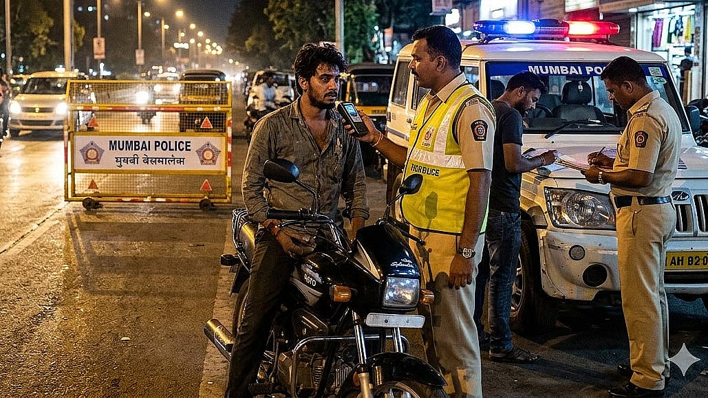 Mumbai Traffic Police Book Driver For Drunk Driving During Special Checking Drive