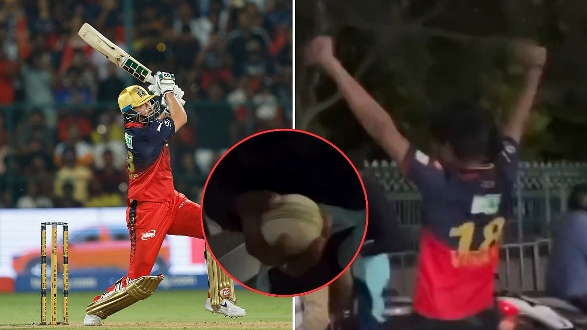 VIDEO: Tim David’s 106m Monster Six Sends Ball Flying Out Of Chinnaswamy Stadium, RCB Fans Find It Outside In Viral Moment