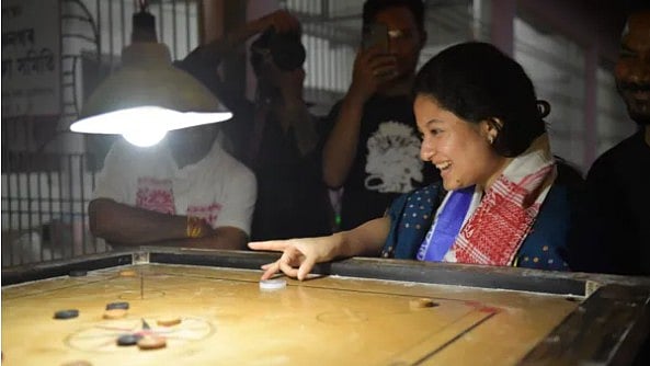 Aiming for the Assam Assembly, AJP candidate Kunki Chowdhury