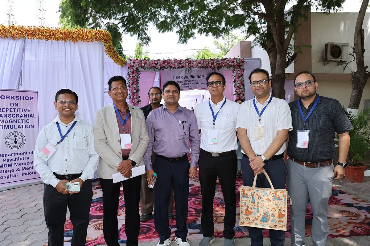Indore News: Advanced 'Repeated Transcranial Magnetic Stimulation' Treatment Gains Ground At MGM Mental Hospital