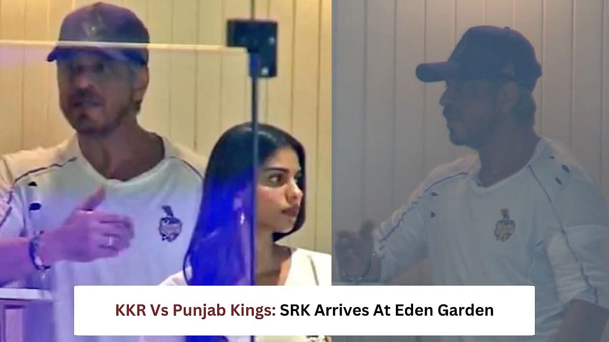 Kolkata Knight Riders VS Punjab Kings IPL 2026: Shah Rukh Khan Arrives At Eden Gardens |