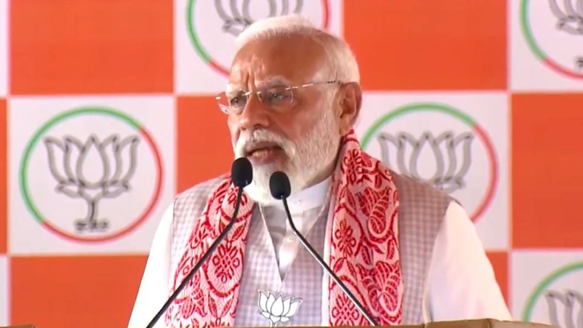 PM Modi Accuses Congress Of Echoing Pakistan's Narrative On National Security In Sharp Assam Election Attack