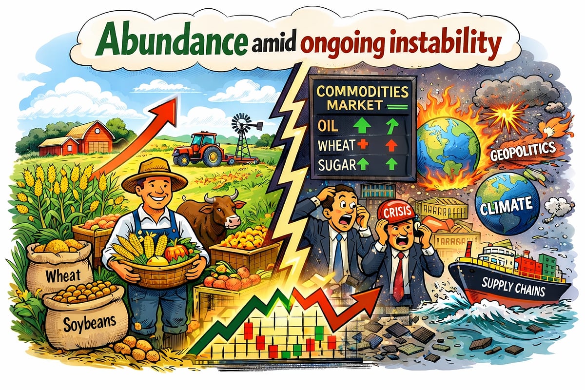Abundance Amid Ongoing Instability: Harvests Rise, Volatility Persists Across Markets Worldwide