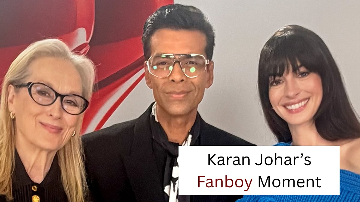 Karan Johar Meets The Devil Wears Prada 2 Stars | Instagram