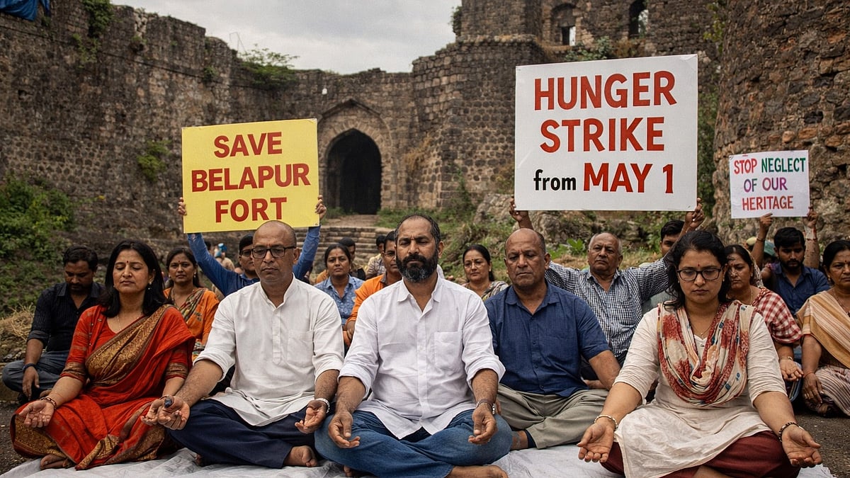 Conscious Citizen Forum Announces Indefinite Hunger Strike From May 1 At Belapur Fort Alleging Administrative Apathy And Poor Restoration