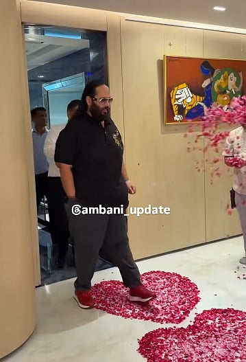 'Rose Decor, Warm Hug & Kisses': Radhika Merchant's Romantic Surprise For Anant Ambani In Jamnagar | WATCH