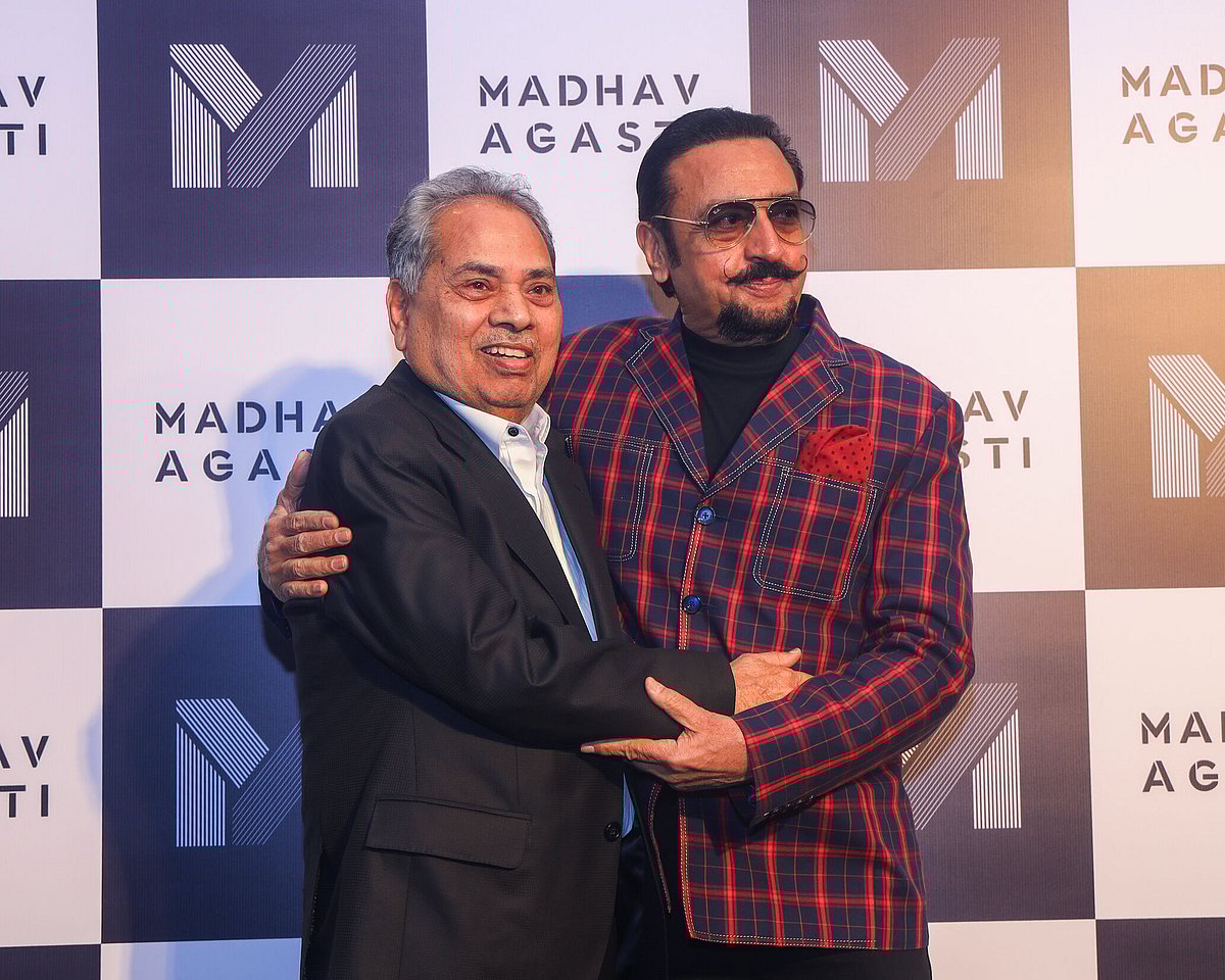 Gulshan Grover and Madhav Agasti