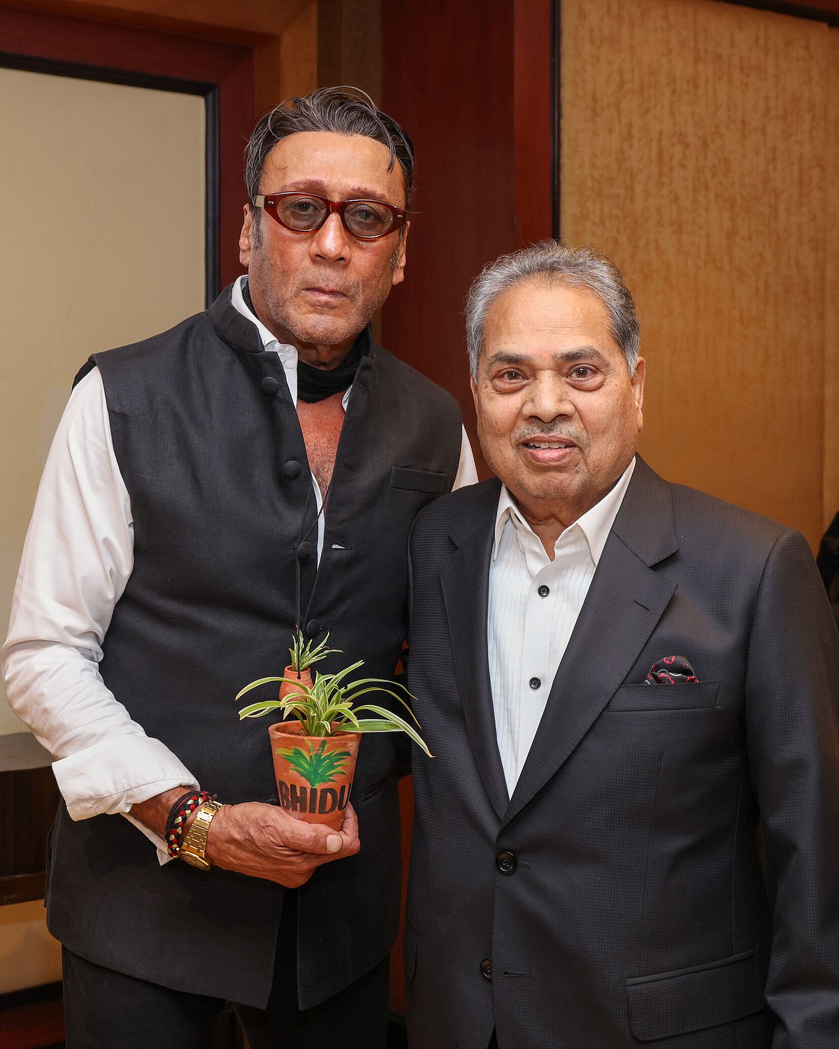 Jackie Shroff and Madhav Agasti