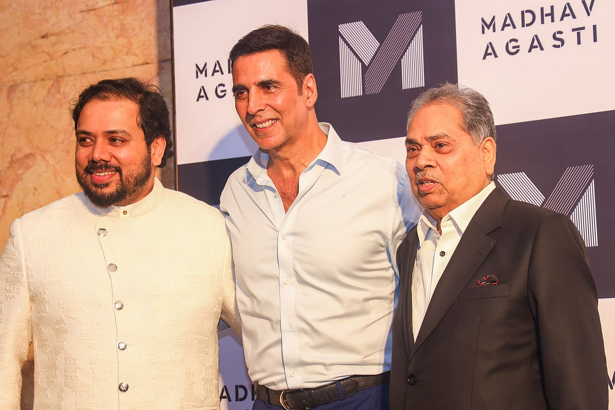 Akshay Kumar, Shantanu Agasti and Madhav Agasti