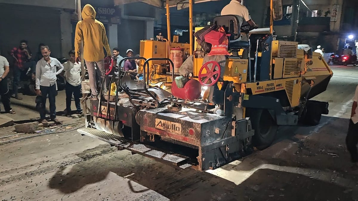 Public Outrage Erupts Over Substandard Road Patchwork In Bhiwandi; Work Halted Midway