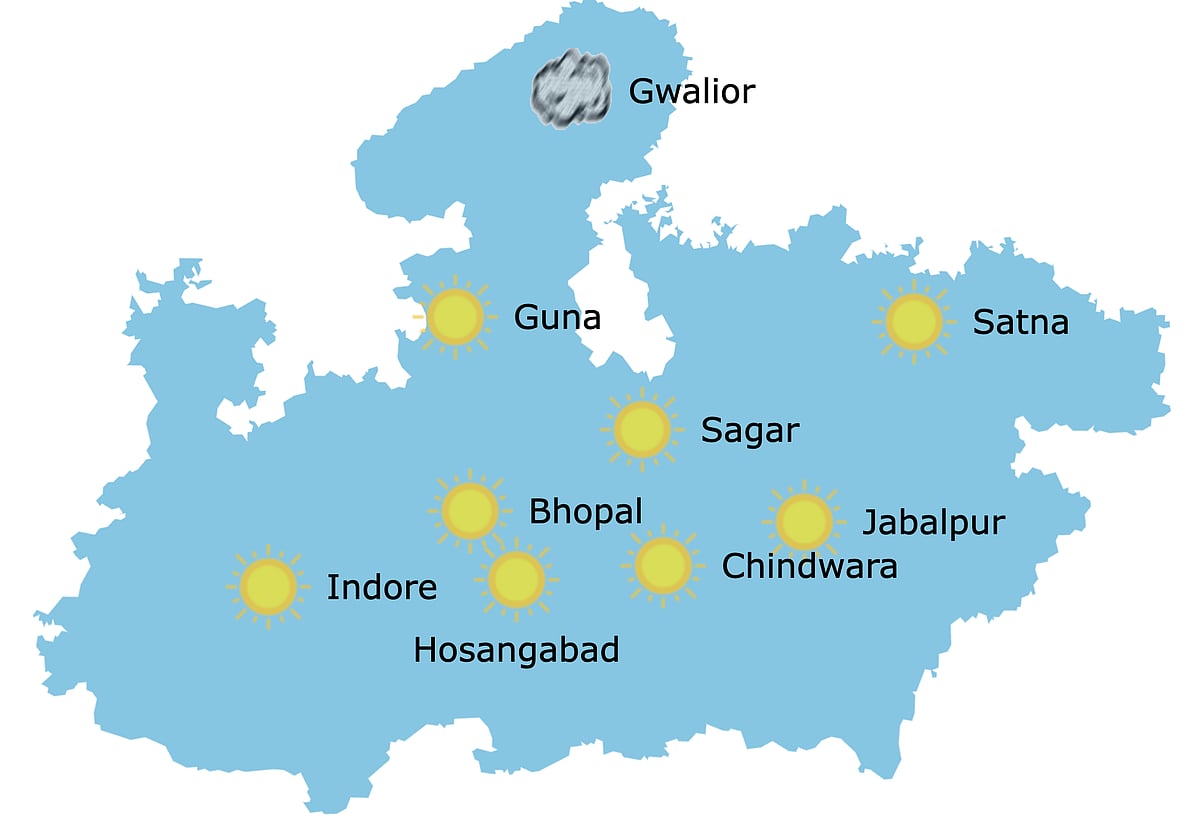 Weather in Madhya Pradesh at 10:30 am