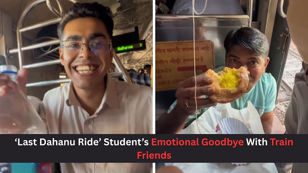 ‘Last Ride Home’: Viral Video Shows Student’s Emotional Farewell on Dahanu Local | Sohaib Ansari