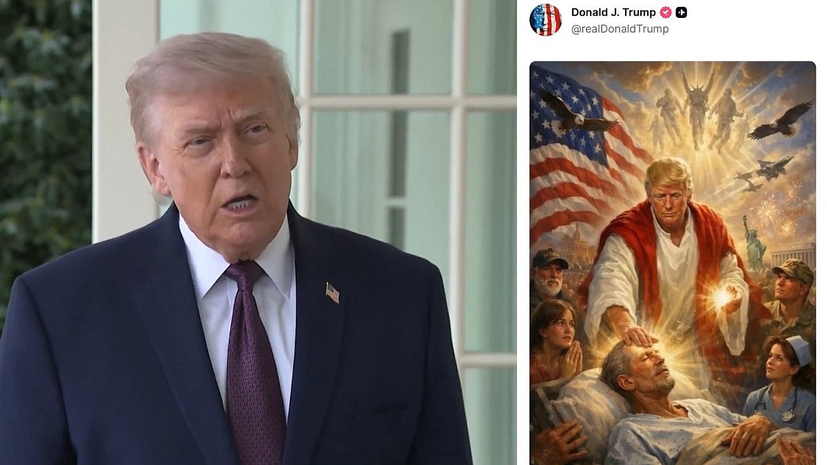 'I Thought It Was Me As A Doctor': US President Donald Trump Issues First Statement After Deleting 'Jesus' Post | Video
