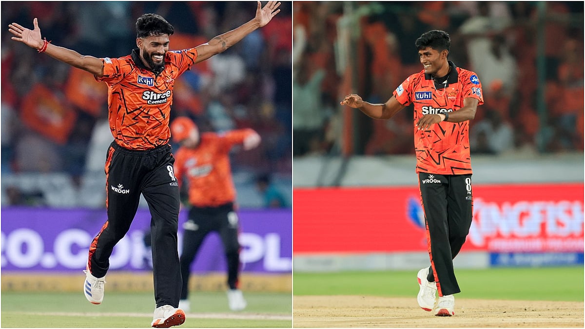 SRH Bowlers Praful Hinge And Sakib Hussain Shine On Debut As Rajasthan Royals Collapse In Hyderabad