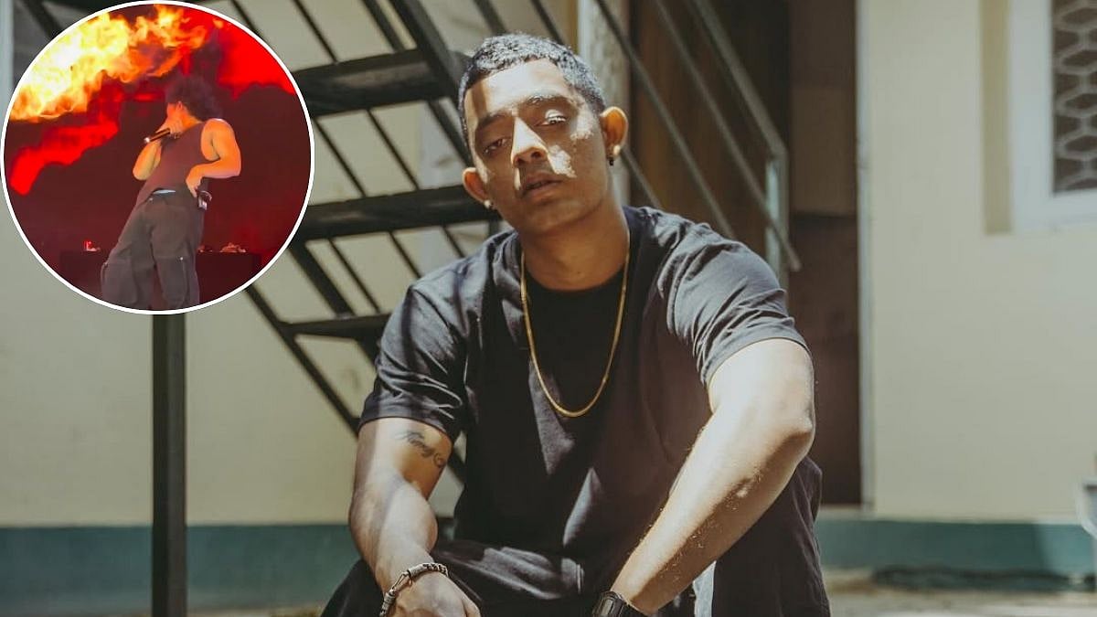 Malayali Rapper Hanumankind Narrowly Escapes Stage Fire During Kochi Concert, Throwback Video Goes Viral– WATCH