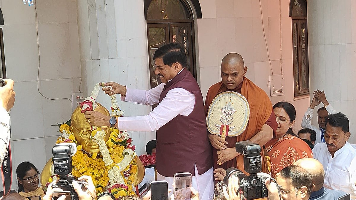 MP CM Mohan Yadav Champions Women’s Rights; Pays Tribute To Ambedkar In Mhow | FP Photo