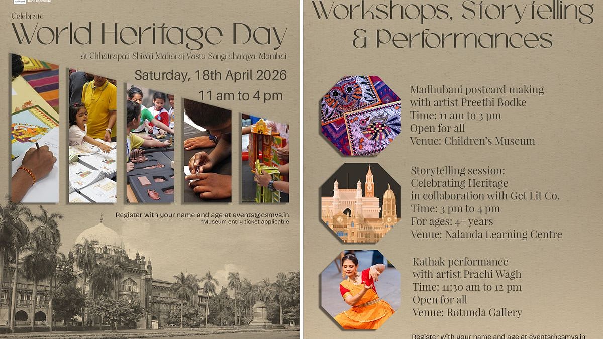 CSMVS Mumbai To Celebrate World Heritage Day 2026 With Madhubani, Kathak, Handloom And Heritage Trails On April 18