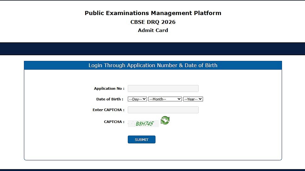 CBSE DRQ Tier 2 Admit Card 2026 Released At cbse.gov.in; Exams From April 18 To 26