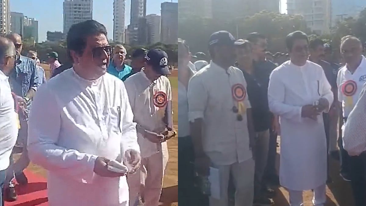 MNS Chief Raj Thackeray Inaugurates Local Cricket Tournament At Shivaji Park Gymkhana In Mumbai; Video